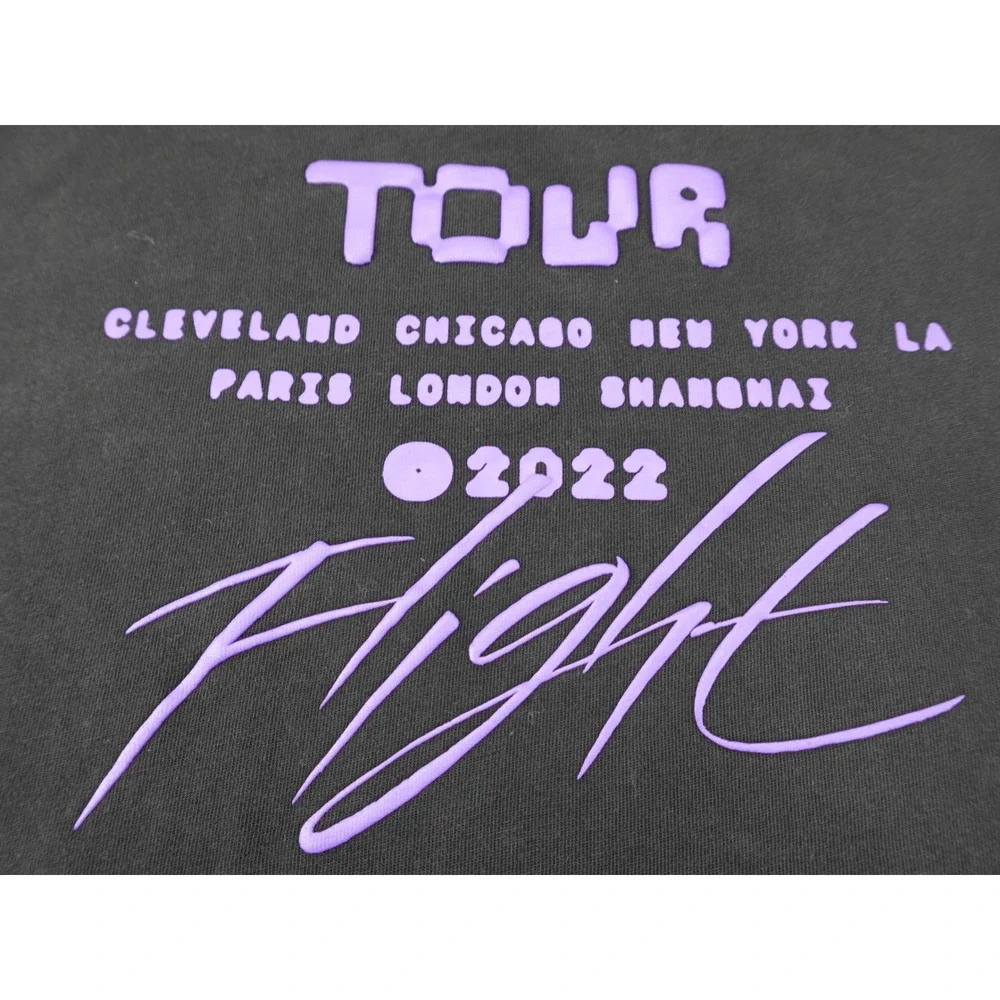 Jordan Flight Long Sleeve T-Shirt Mens Medium Black Sample 2022 Air Tour Graphic